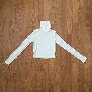 Madewell Ribbed Supercrop Turtleneck Top